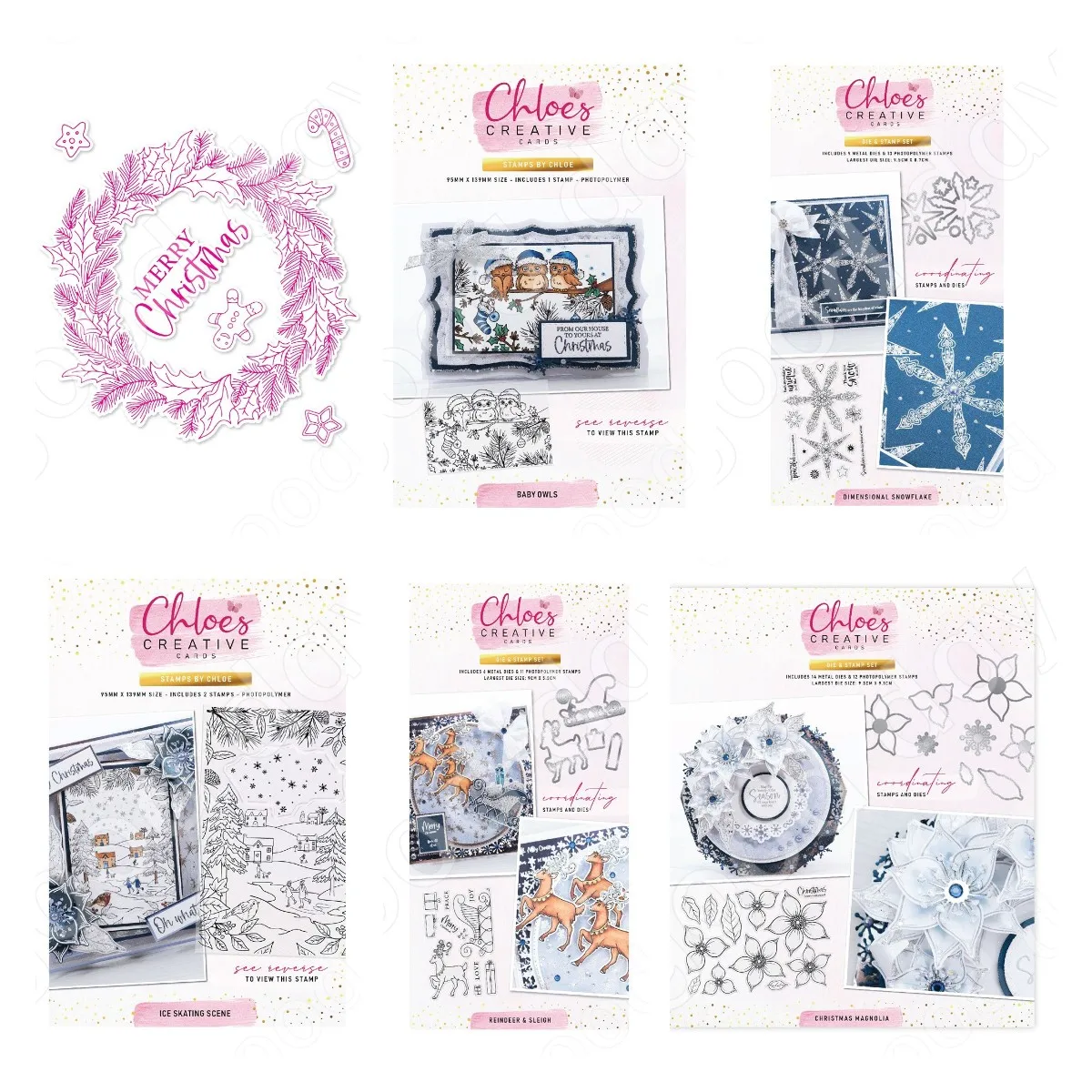 Clear Silicone Stamps For Card Making - 새로운 크리스마스 엘크 눈송이 화환 금속