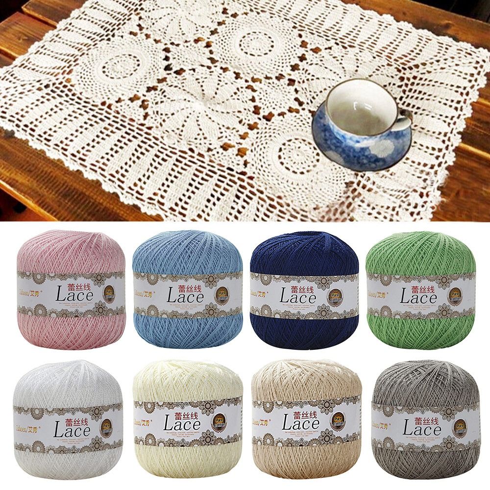 Cotton Embroidery Thread Skeins - 부드러운 코튼 레이스 원사, 크로셰 실,