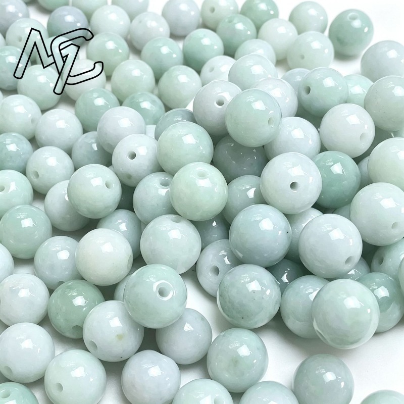10개입 천연 옥 에메랄드 13mm 원형 비즈, DIY - Beading 리뷰 및 가격