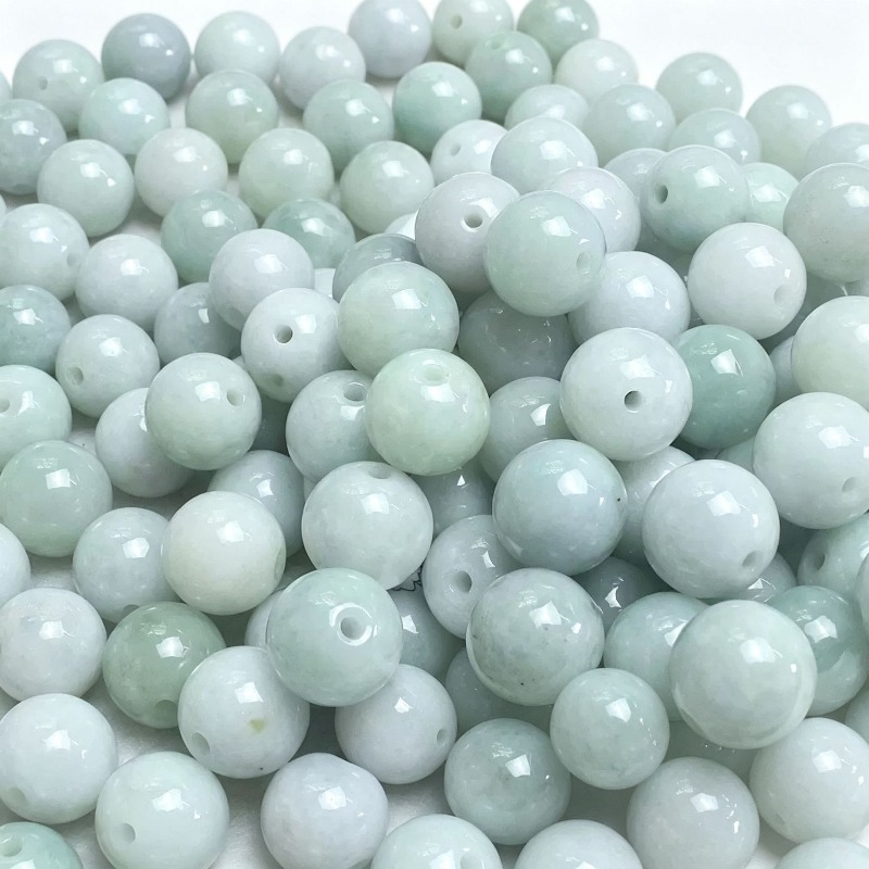 10개입 천연 옥 에메랄드 13mm 원형 비즈, DIY - Beading 리뷰 및 가격