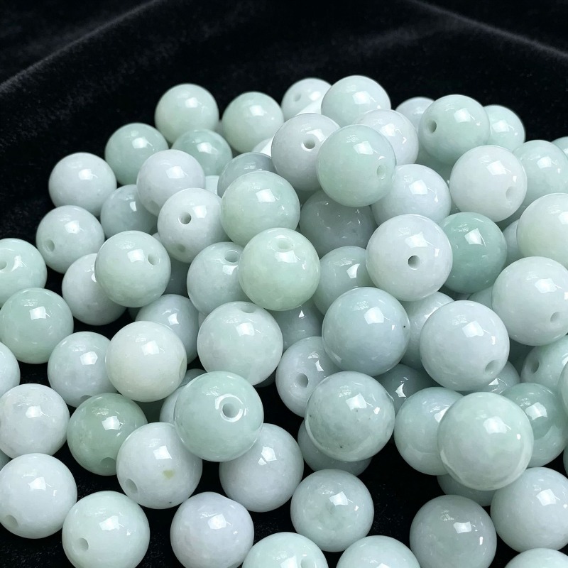 10개입 천연 옥 에메랄드 13mm 원형 비즈, DIY - Beading 리뷰 및 가격