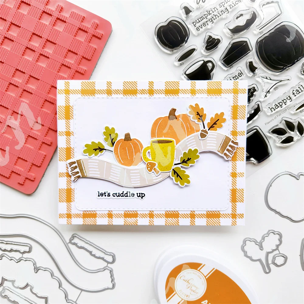 플란넬 배경 스탬프 새로운 금속 커팅 다이 실리콘 스탬 - Clear Silicone Stamps For Card Making 리뷰 및 가격