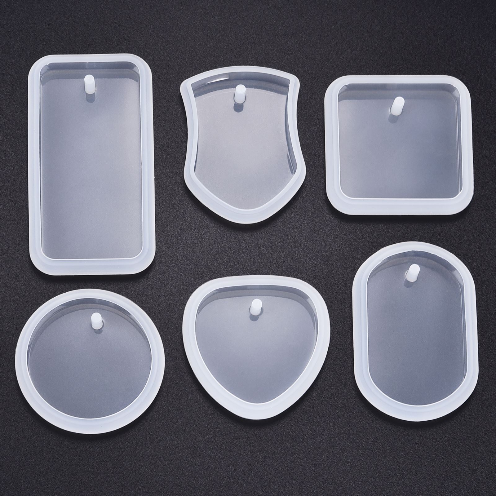 DIY 키체인 펜던트 실리콘 몰드 세트, 크리스탈 에폭 - Silicone Epoxy Resin Molds Set 리뷰 및 가격