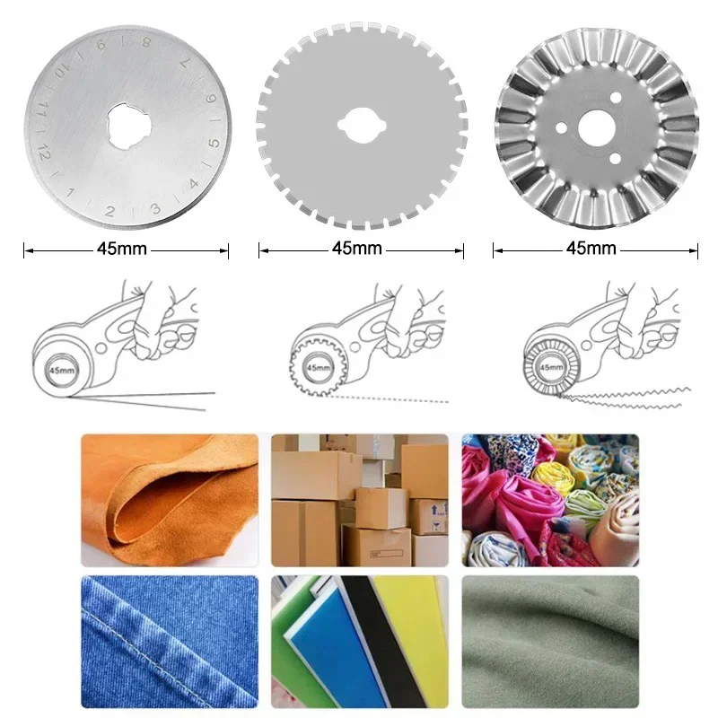 회전식 커터 45mm, 카드지, 재봉, 퀼팅, 롤러,  - Rotary Cutter For Fabric 45Mm 리뷰 및 가격