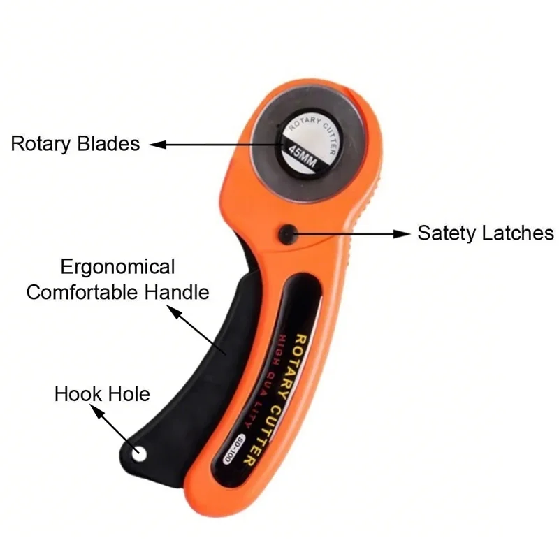 회전식 커터 45mm, 카드지, 재봉, 퀼팅, 롤러,  - Rotary Cutter For Fabric 45Mm 리뷰 및 가격