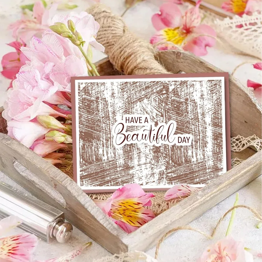 1pc 얼룩 배경 DIY Scrapbooking Bru - Clear Silicone Stamps For Card Making 리뷰 및 가격