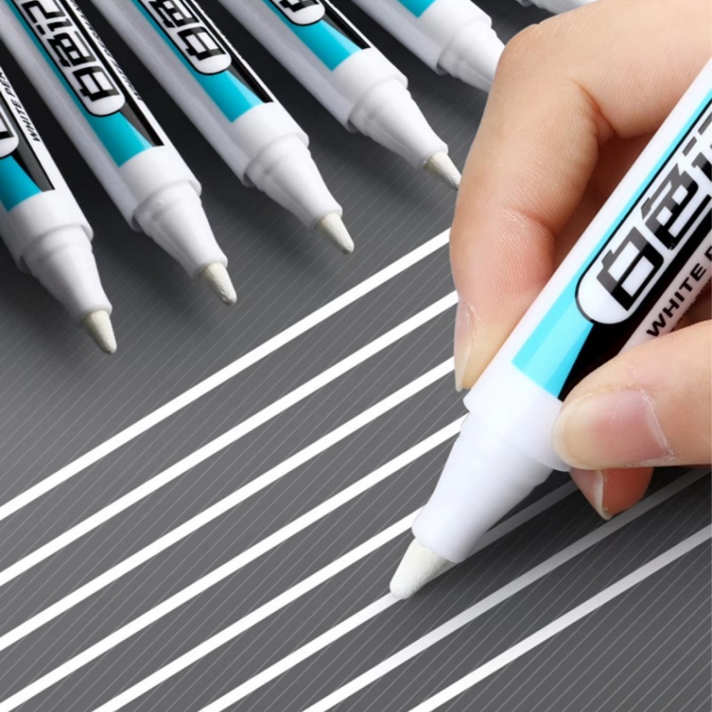 0.7/1.0/2.5mm 흰색 영구 마커 펜, 목재,  - Painting Supplies 리뷰 및 가격