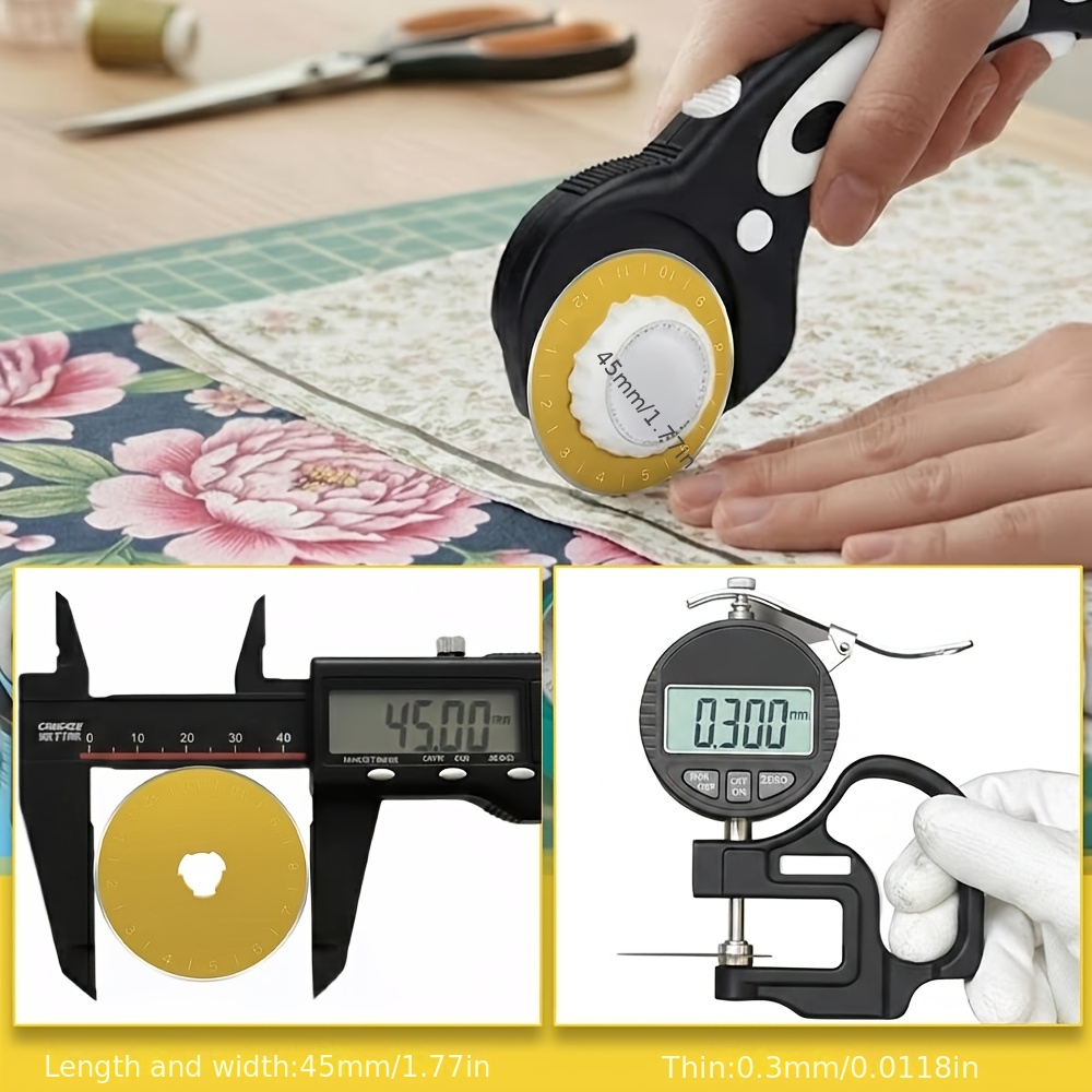 45mm 티타늄 코팅 로터리 커터 블레이드 원형 교체용 - Rotary Cutter For Fabric 45Mm 리뷰 및 가격