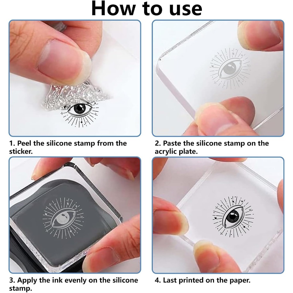 달의 위상 크리스탈 고무 스탬프 매직 핸즈 스타 빈티지 - Clear Silicone Stamps For Card Making 리뷰 및 가격